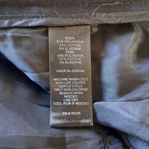Express Pants Womens 0R Gray Columnist Straight Leg Polyester Blend - Picture 6 of 7